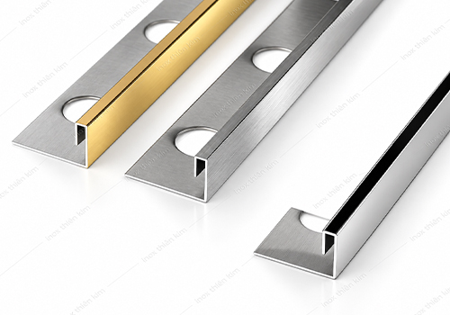 Nẹp Góc Vuông L3 – biên dạng nẹp inox trang trí
