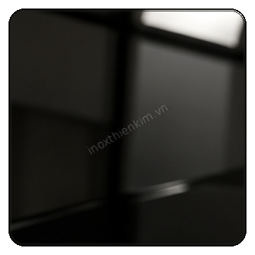 Mẫu màu Inox đen titanium gương