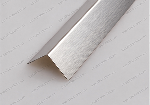Nẹp V cánh phẳng – biên dạng nẹp inox trang trí