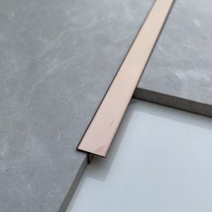 Nẹp Inox T15 vàng hồng bóng