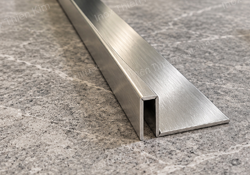 Nẹp Chỉ inox – biên dạng nẹp inox trang trí